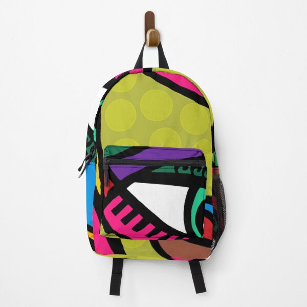 Item preview, Funky Abstract Art Face with Dots and Stripes designed and sold by jantulov.