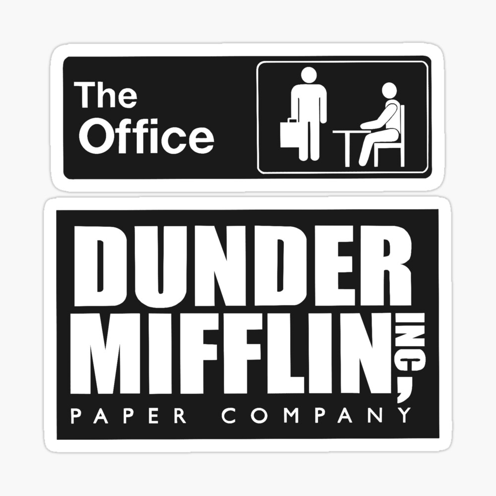 dunder mifflin computer wallpaper Magnet for Sale by jserazio1