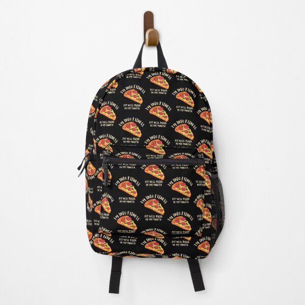 Item preview, I'm Into Fitness. Fitness This Pizza In My Mouth. Illustration. Light Text. designed and sold by JellyBeenzz.