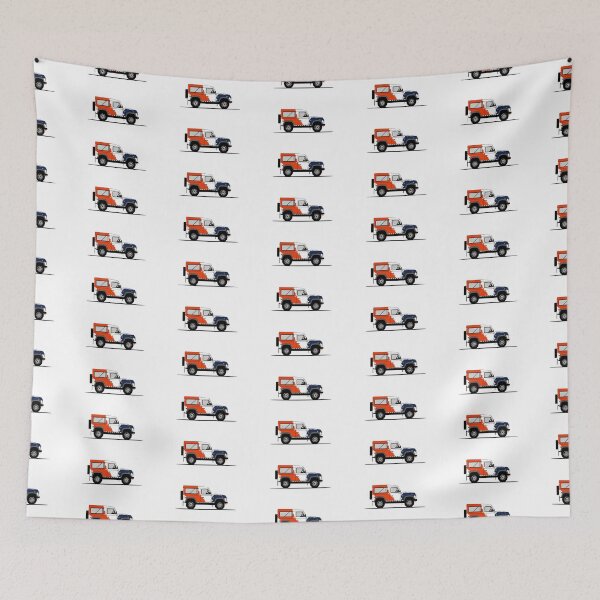 Item preview, A Graphical Interpretation of the Defender 90 Station Wagon Bowler Motorsport Challenge designed and sold by 3pedaldriving.