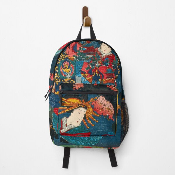Item preview, Classical Japanese Art: A courtesan promenading II - Yoshitora designed and sold by Naturalist Prints.