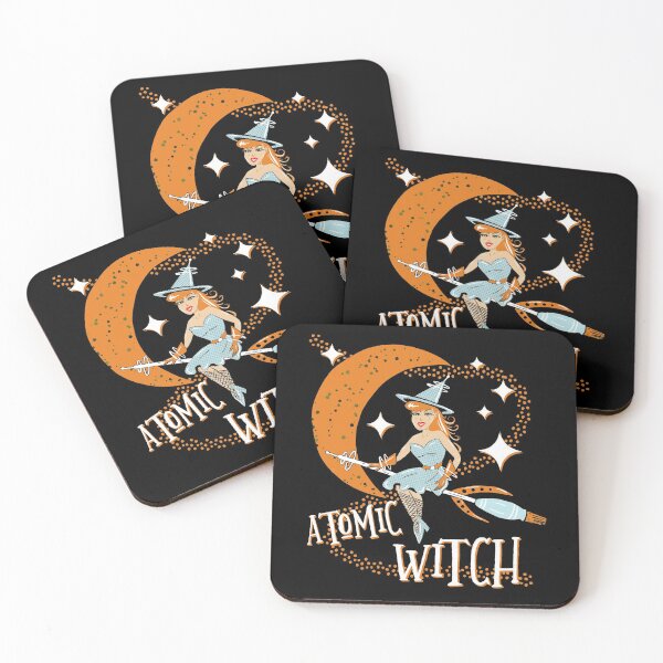Item preview, Atomic Witch Retro Vintage Pinup Girl Halloween designed and sold by ksrogersdesigns.