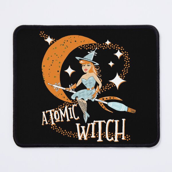 Item preview, Atomic Witch Retro Vintage Pinup Girl Halloween designed and sold by ksrogersdesigns.