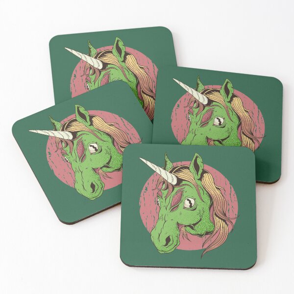 Item preview, Zombiecorn - Retro Spooky Halloween Zombie Unicorn designed and sold by MnEmzStudio.