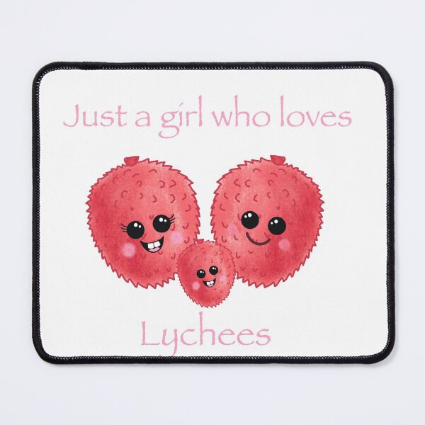 Item preview, Just a girl who loves lychees designed and sold by QuirkyCraftz.