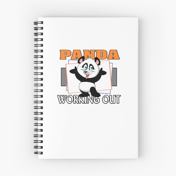 Item preview, Funny Panda Working Out Proud designed and sold by uta917.