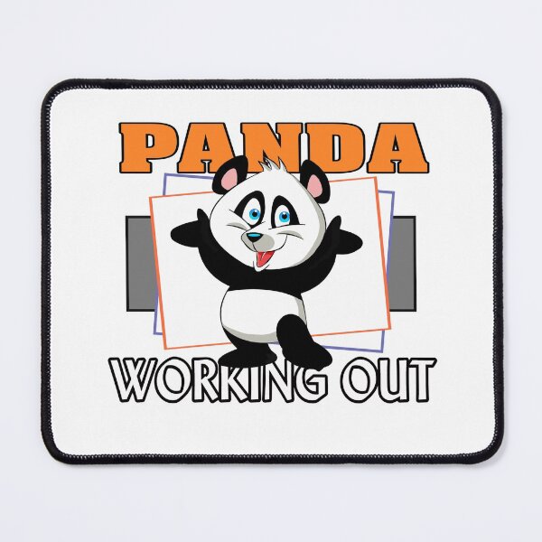 Item preview, Funny Panda Working Out Proud designed and sold by uta917.