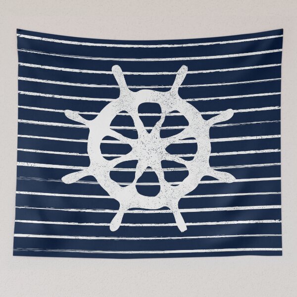 Item preview, Distressed Sailor Stripes Helm designed and sold by D-Spot Shop.