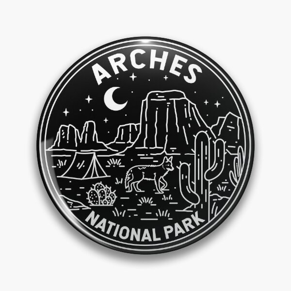Item preview, Arches National Park Utah Monoline designed and sold by KrisSidDesigns.