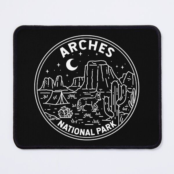 Item preview, Arches National Park Utah Monoline designed and sold by KrisSidDesigns.