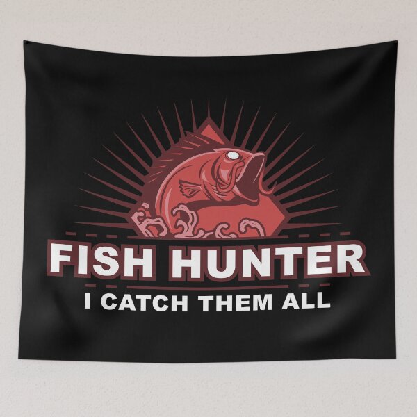 Item preview, Fish Hunter, I'll catch them all. designed and sold by Scribble-Design.