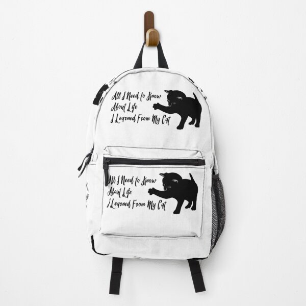 Item preview, One Cat and All I Need to Know About Life I Learned from My Cat Phrase - Funny designed and sold by Vasabi88.