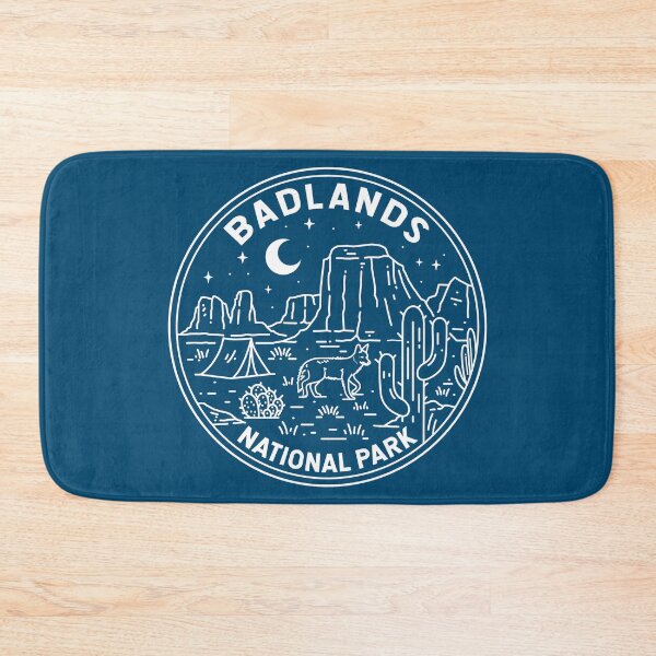 Item preview, Badlands National Park South Dakota Monoline designed and sold by KrisSidDesigns.