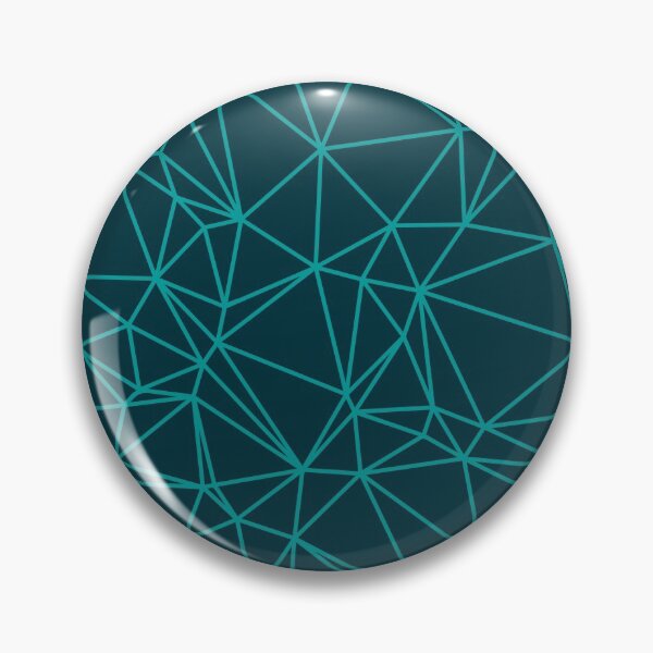 Item preview, Dark Teal Blue - Abstract Geometric Crystal  designed and sold by thelustrous.