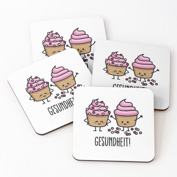 Item preview, Gesundheit! Bless you sneezing cupcakes sprinkles designed and sold by LaundryFactory.