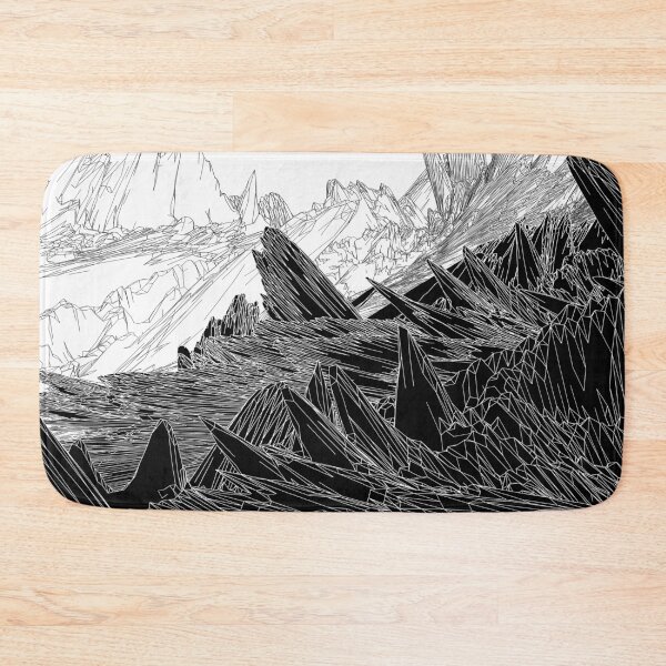 Item preview, 'Gereau Mountains'- V.1/ 3D wireframe rock planet world by The Raumier designed and sold by N-W-T-S-I-O.