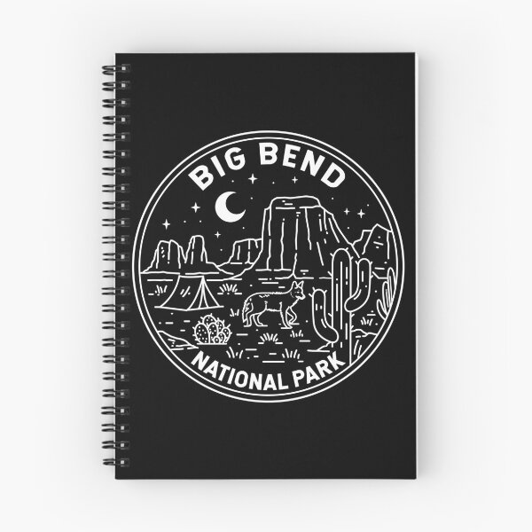 Item preview, Big Bend National Park Texas Monoline designed and sold by KrisSidDesigns.