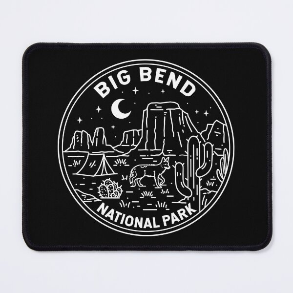 Item preview, Big Bend National Park Texas Monoline designed and sold by KrisSidDesigns.