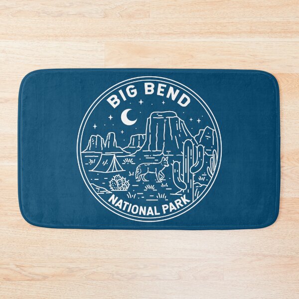 Item preview, Big Bend National Park Texas Monoline designed and sold by KrisSidDesigns.