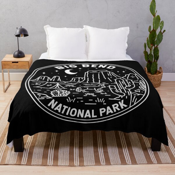 Item preview, Big Bend National Park Texas Monoline designed and sold by KrisSidDesigns.