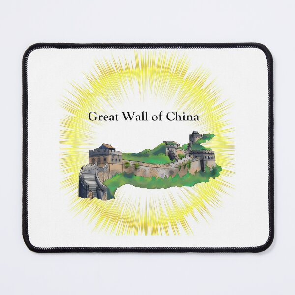Item preview, Colored art illustration of a famous historical monument The Great Wall of China designed and sold by Kalin-Lyfe.