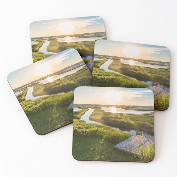 Item preview, Relaxing sunset view at North Topsail Beach, NC designed and sold by ErikBPhoto.