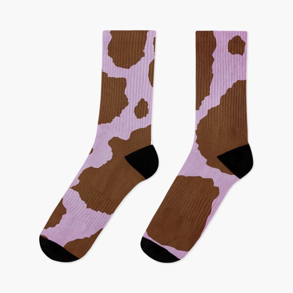 Item preview, Brown and lavender cow print designed and sold by BLMcreations.