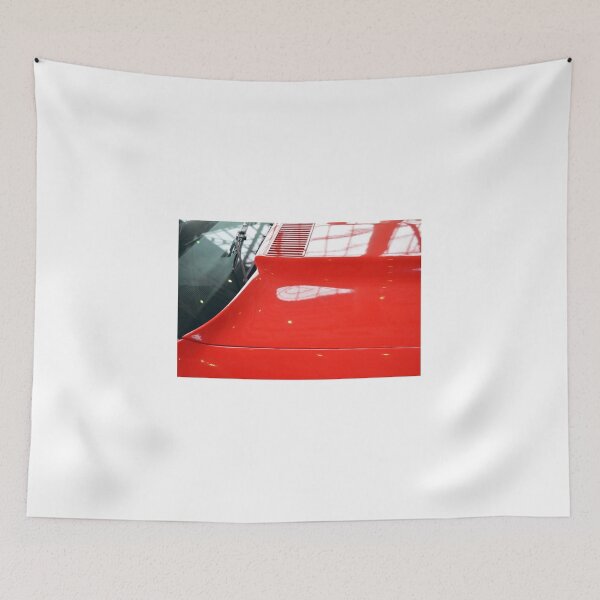 Item preview, Red car detail of windscreen and hood designed and sold by oanaunciuleanu.