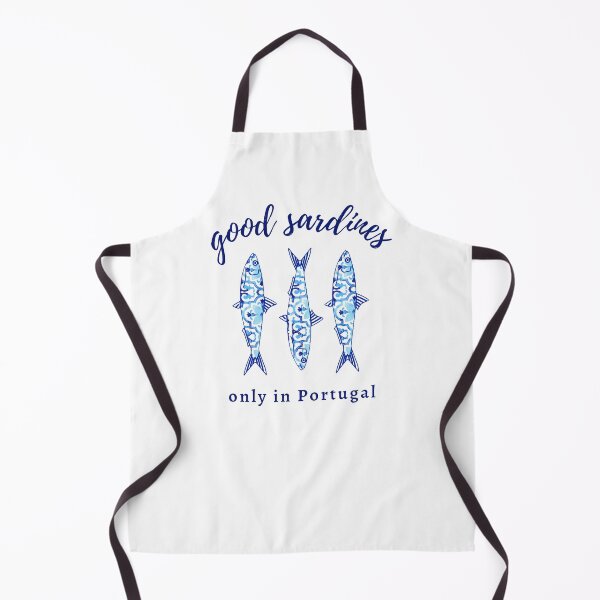 Item preview, Sardine with portuguese blue tile design - Good sardines only in Portugal designed and sold by Vânia Rocha.