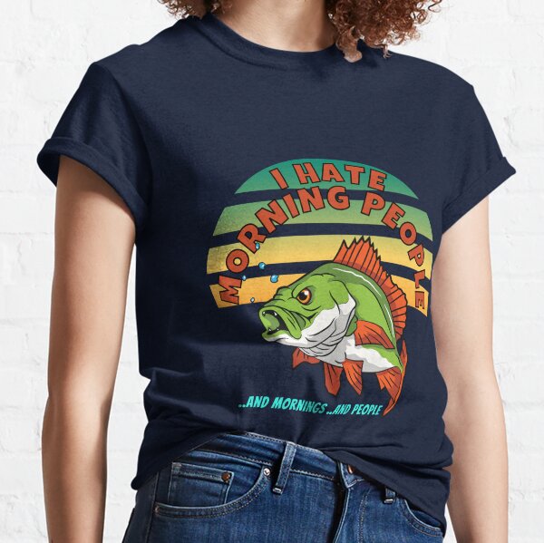 BASS To The Bone Fishing Tee Shirt Short Sleeve Nature T-Shirt