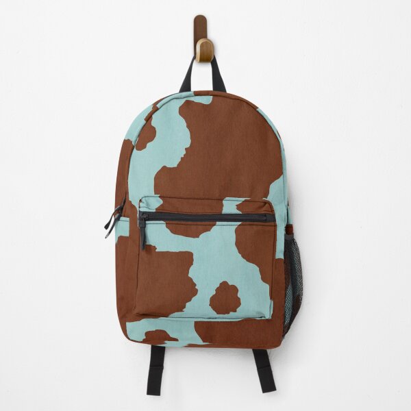 Item preview, Brown and blue cow print designed and sold by BLMcreations.