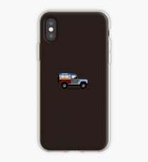 A Graphical Interpretation of the Defender 90 Station Wagon Paul Smith iPhone Case