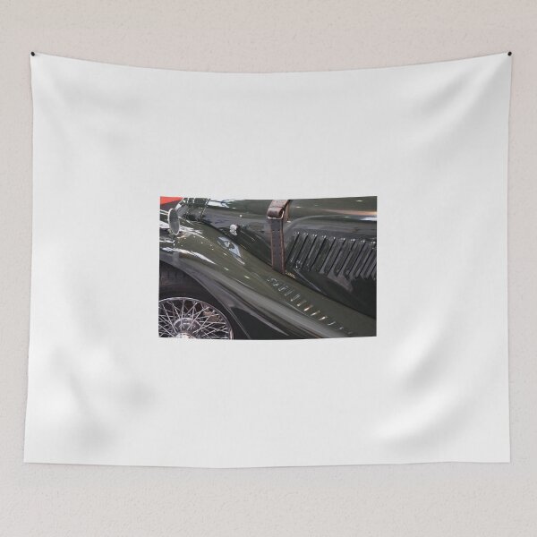 Item preview, Detail of classical green vintage car hood. designed and sold by oanaunciuleanu.