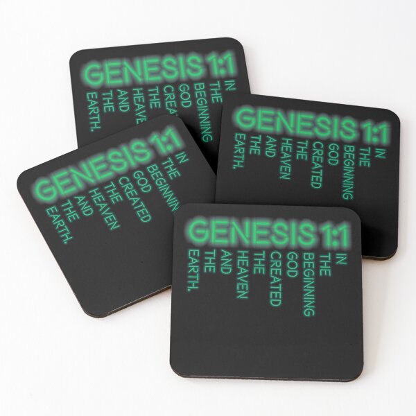 Item preview, Genesis 1:1 Green designed and sold by AdiDsgn.