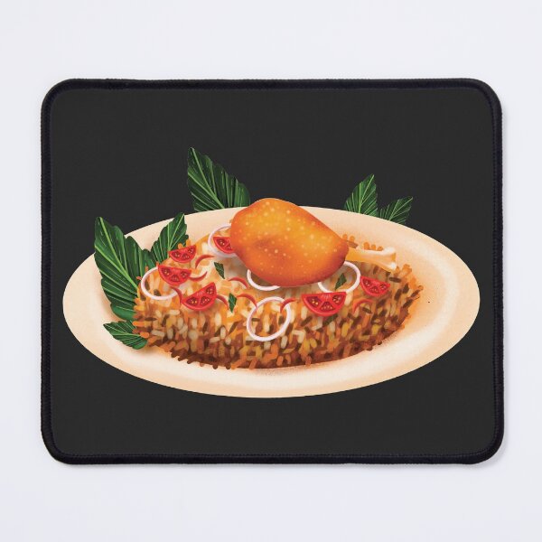Item preview, Plate of Chicken Biryani Rice designed and sold by Alicia Chee.