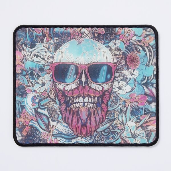 Item preview, Red Beard Skull designed and sold by fakeface.