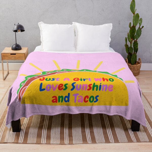 Item preview, Just a Girl Who Loves Sunshine and Tacos designed and sold by DylanJones1.