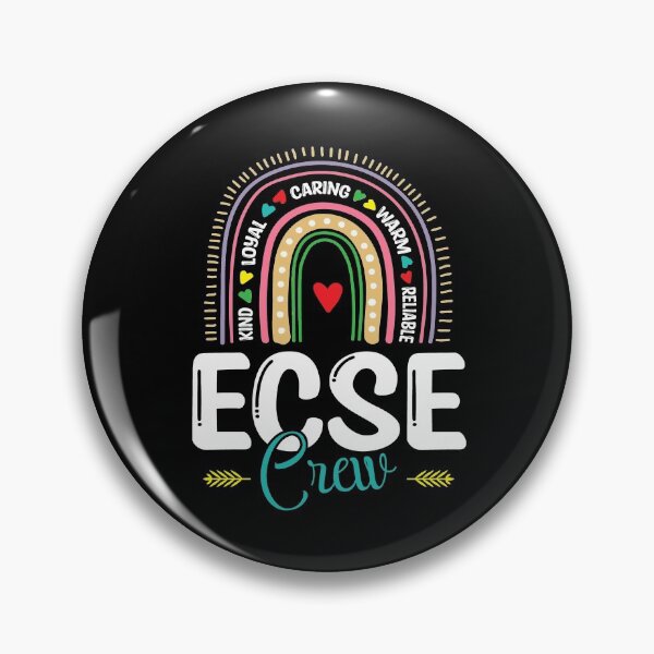 Item preview, Early Childhood Special Education SPED Rainbow ECSE Crew designed and sold by Dressed For  Duty.