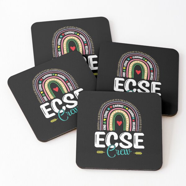 Item preview, Early Childhood Special Education SPED Rainbow ECSE Crew designed and sold by Dressed For  Duty.