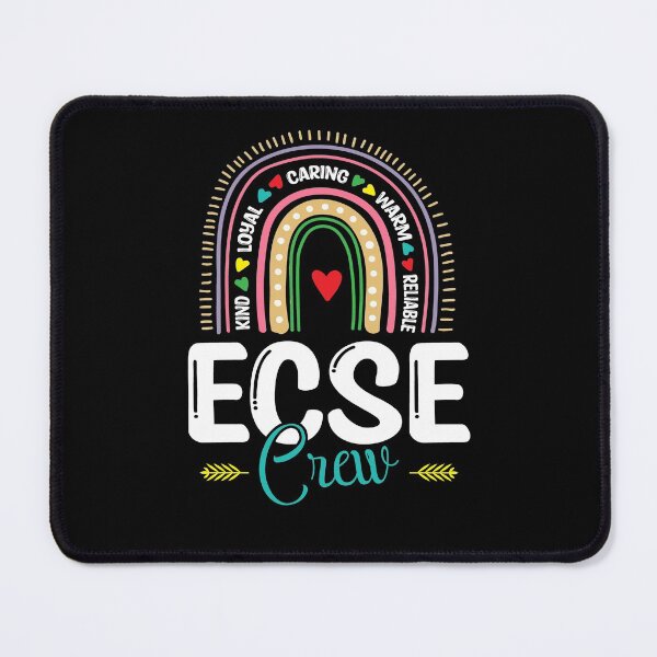 Item preview, Early Childhood Special Education SPED Rainbow ECSE Crew designed and sold by Dressed For Duty.