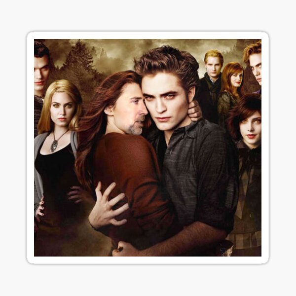 nicolas cage twilight Sticker