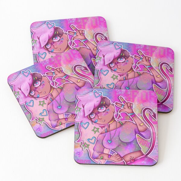 Item preview, Neon Demon Girl designed and sold by DarkLeopardWolf.