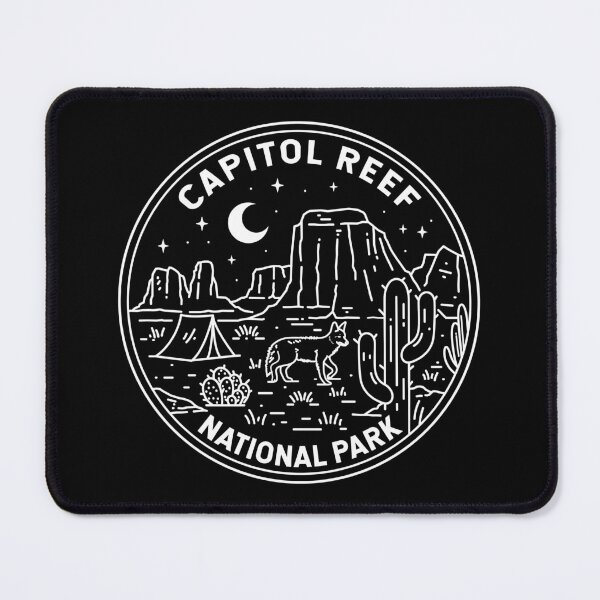 Item preview, Capitol Reef National Park Utah Monoline designed and sold by KrisSidDesigns.