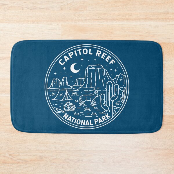 Item preview, Capitol Reef National Park Utah Monoline designed and sold by KrisSidDesigns.