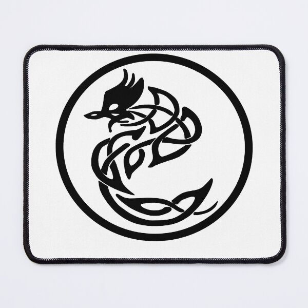Item preview, Tattoo Style Black Dragon designed and sold by Trace1234.