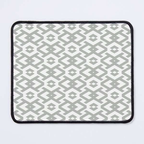 Item preview, Gray and White Art Deco Geometric Shape Pattern Coordinates w/ 2022 Popular Color Behr Lunar Surface N460-3 designed and sold by ColorOfTheYears.