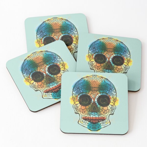 Item preview, Splattered skull. designed and sold by Patchamundo.