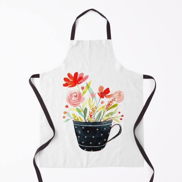 Item preview, Acuarela flores sueltas en una taza designed and sold by Ale  Paredes.