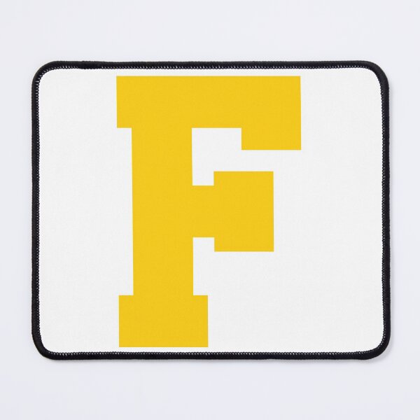 Item preview, Alphabet, Yellow F, Sports letter F designed and sold by TheCultStuff.