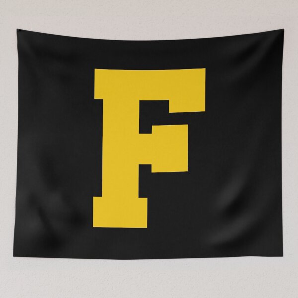 Item preview, Alphabet, Yellow F, Sports letter F designed and sold by TheCultStuff.